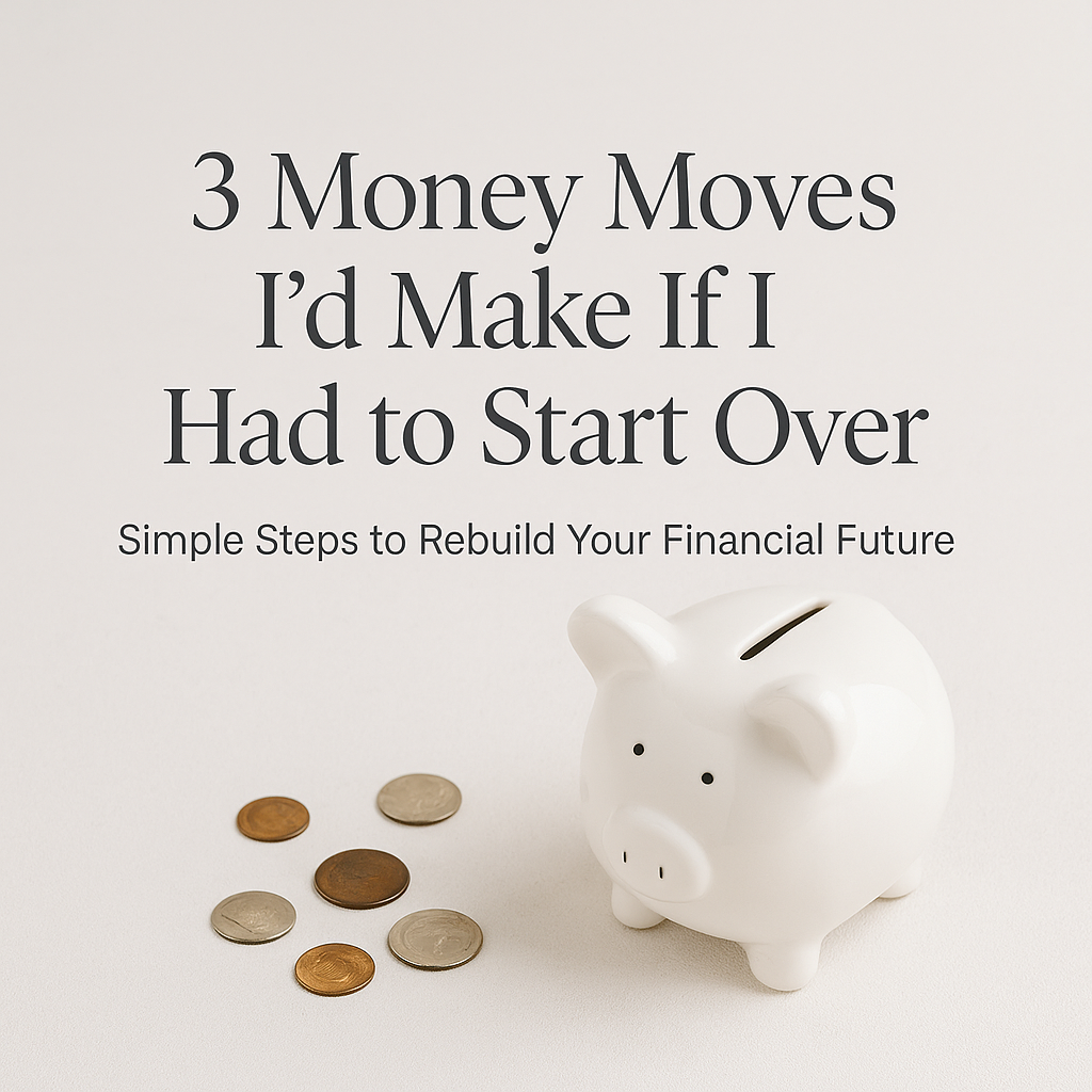 3 Money Moves I’d Make If I Had to Start Over